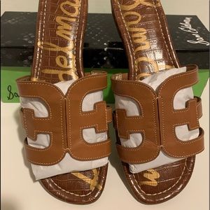 Leather sandals Sam Edelman sz 9 1/2 M